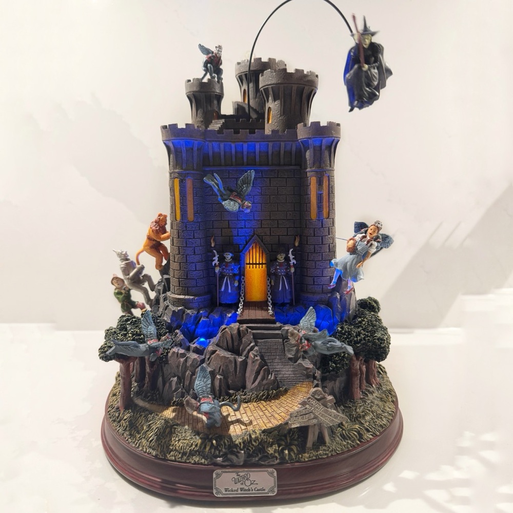 LOVE WICKED? 
 The Wizard of Oz Wicked Witchs Castle Sculpture Sound Lights